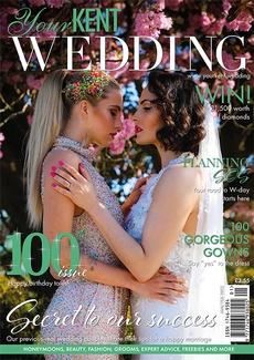 Cover of the January/February 2022 issue of Your Kent Wedding magazine