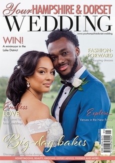 Cover of the May/June 2022 issue of Your Hampshire & Dorset Wedding magazine