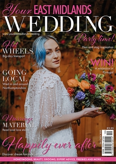 Cover of the October/November 2022 issue of Your East Midlands Wedding magazine