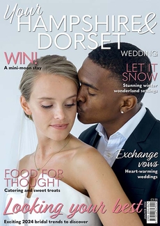 Cover of the January/February 2024 issue of Your Hampshire & Dorset Wedding magazine