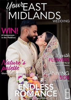 Cover of the April/May 2024 issue of Your East Midlands Wedding magazine