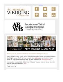 Your West Midlands Wedding magazine - October 2022 newsletter