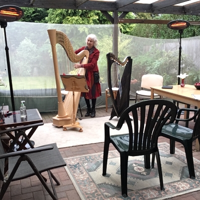 Staffordshire-based harpist Helen Barley is running a special discount
