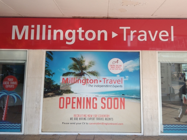 A new Millington Travel store opening in Coventry: Image 1